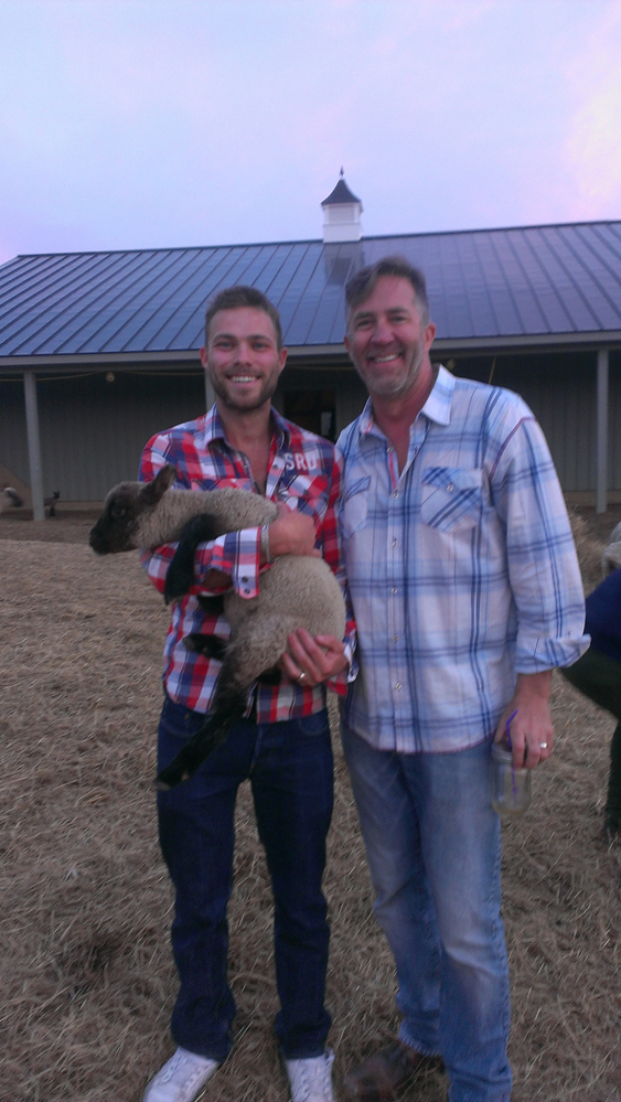 David & Brad adopt a lamb
