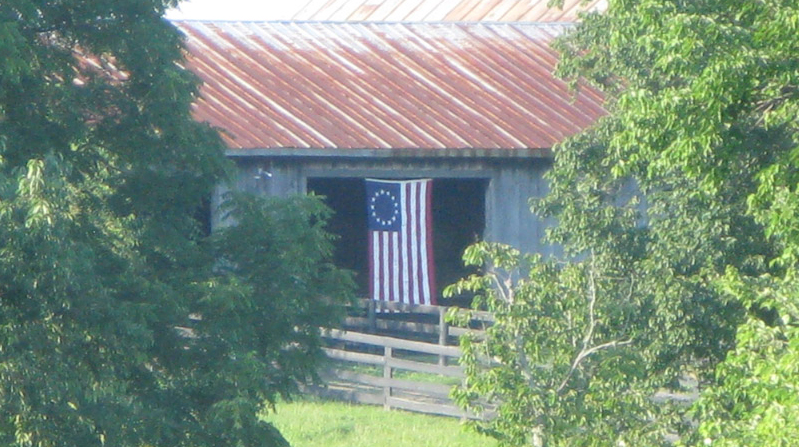 The barn is ready for the 4th