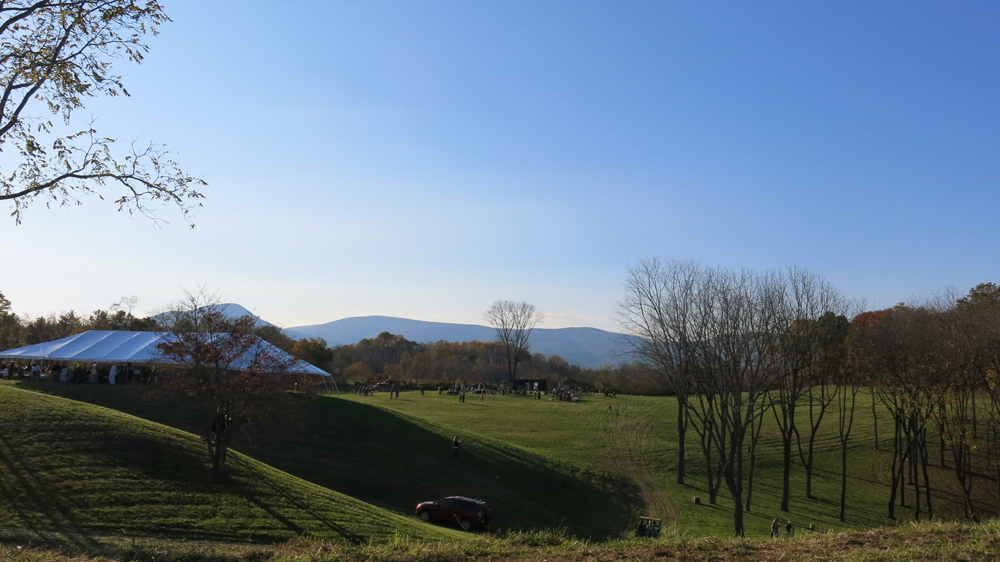 Halloween party at neighboring farm