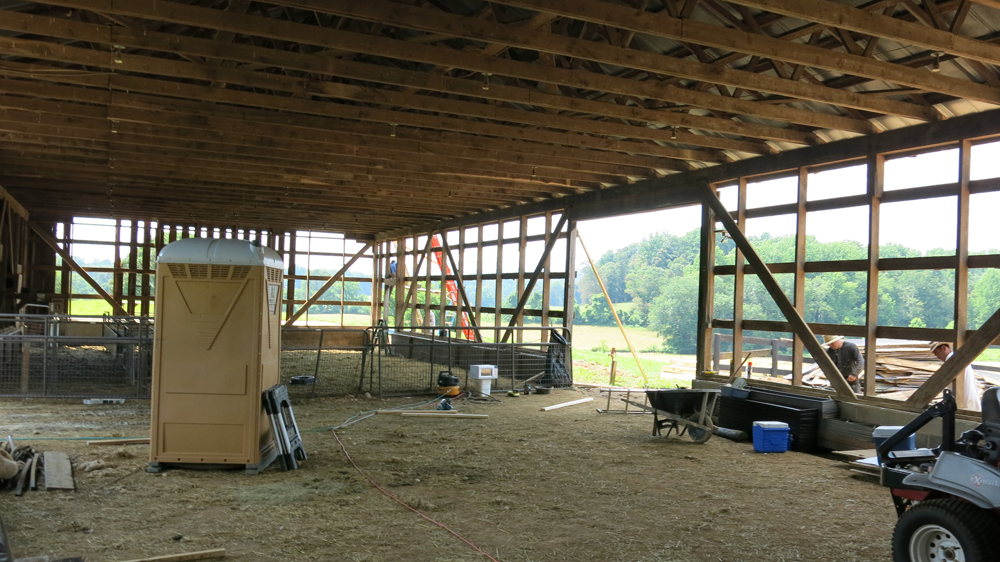 barn without siding