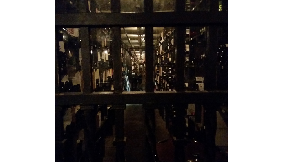 impressive wine cellar though