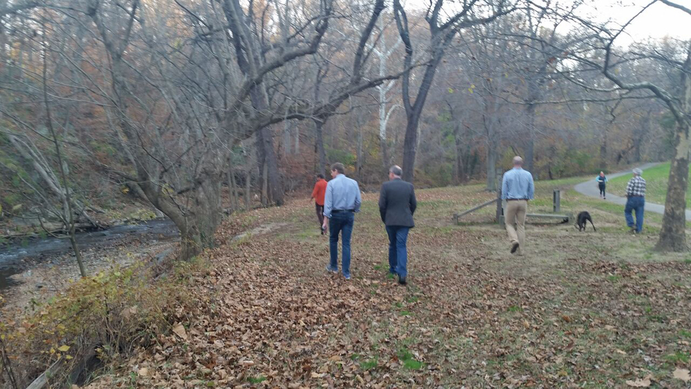 walking off the Thanksgiving calories in Rock Creek Park