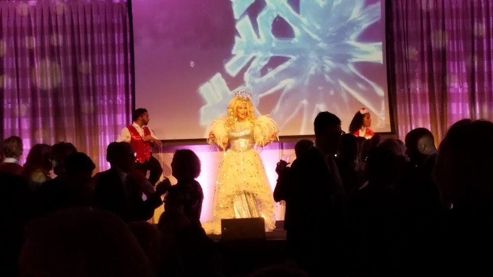 Cher entertains at our office Christmas party