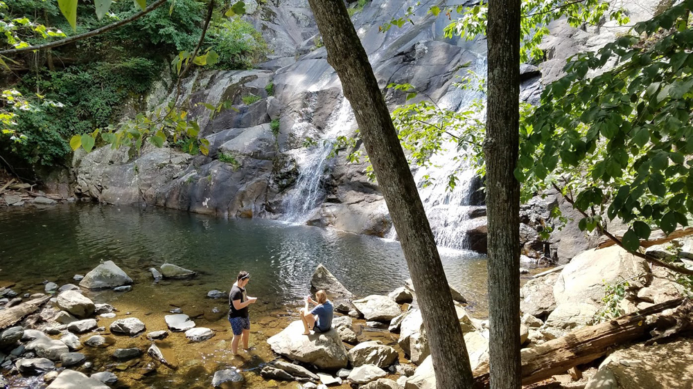 cooling off at White Oak Canyon