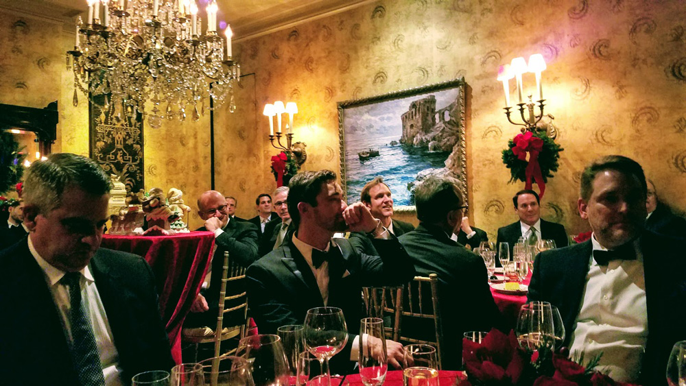 Jim D'Orta's elegant Christmas dinner
