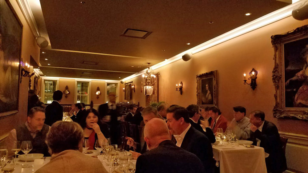 Drew & Michael's elegant anniversary dinner