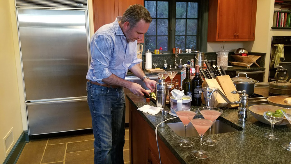 Bill's famous cosmo cocktails