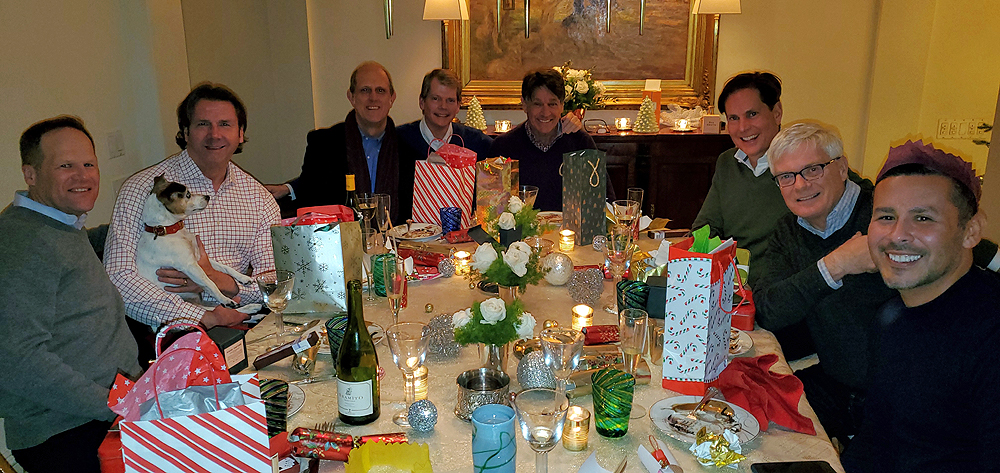 Annual Christmas dinner with friends