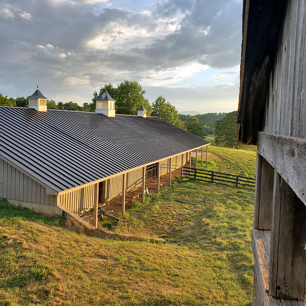 View of Big Barn from Small Barn