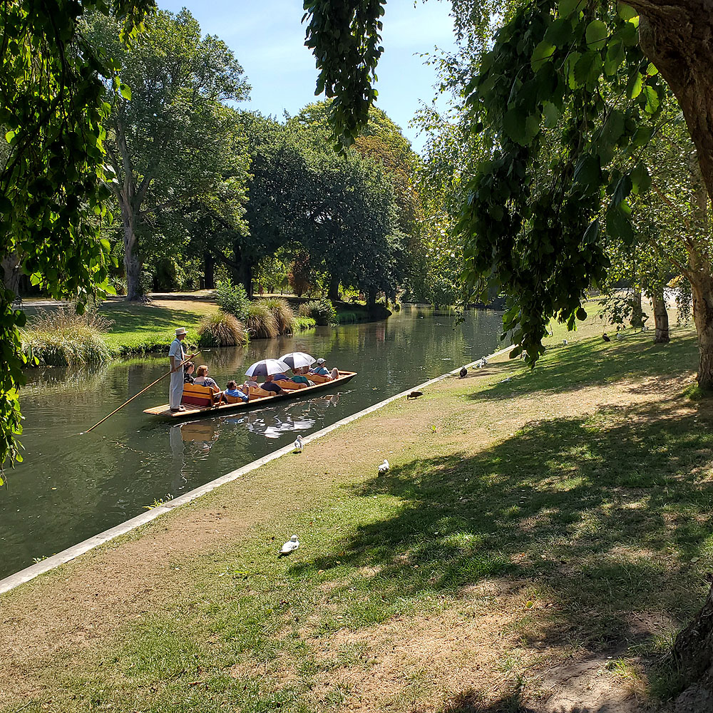 Punting  on the Avon