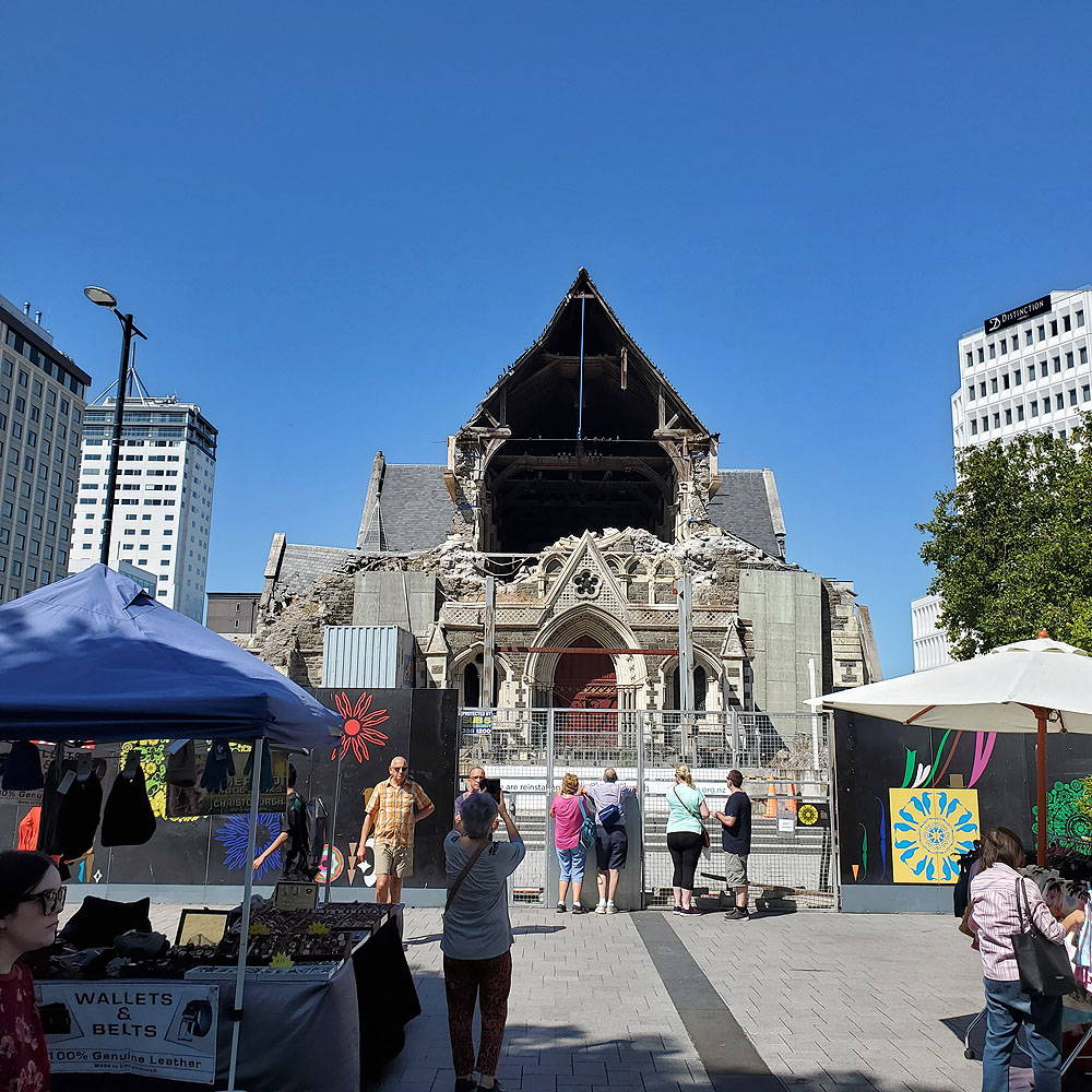 Remains of Christchurch Cathedral